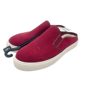 (SH-065) Time and Tru Twin Gore Mule Slip On with Sherpa Lining Sz 9